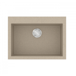 Νεροχύτης Γρανιτένιος Sanitec Ultra Granite 815 70 1B (70X50) Sabbia Βαρέως Τύπου με 1 Μεγάλη Γούρνα